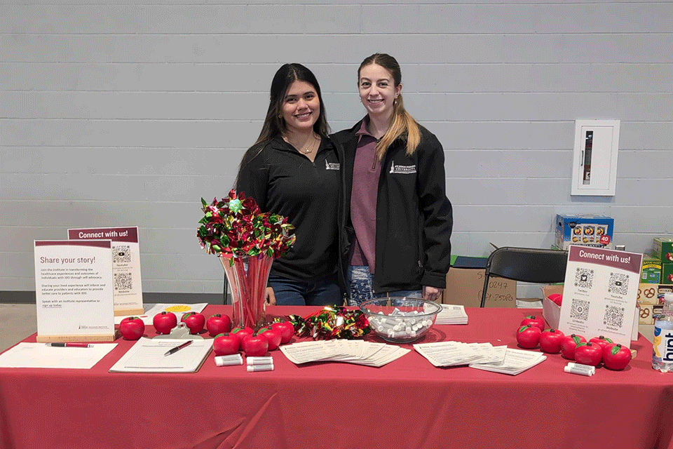 Angelica Funes and Sarah Costello at the Festival of Inclusion.